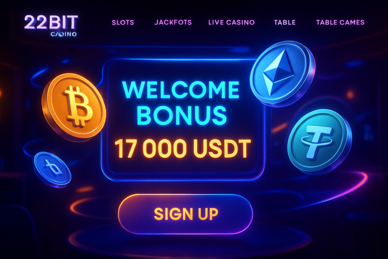 Vai 22Bit Casino piedāvā labāko bonusu 2026?